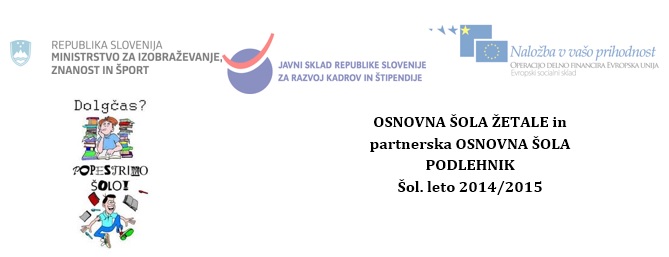 Projekt Popestrimo šolo 2014/2015